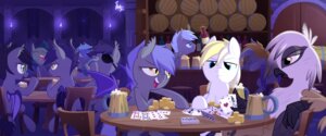 Rating: Safe Score: 0 Tags: 2012 ace_of_hearts alcohol arm_on_table avian bar barrel beak beverage blonde_hair blue_eyes brown_eyes card card_deck card_game card_hand chair cloud_skipper_(mlp) container custom_suit_symbol diamonds_(suit) e621 equid equine eye_patch eyewear fan_character feathered_wings feathers female feral fire food four_of_diamonds friendship_is_magic furniture gambling gaming goatanimedatingsim green_eyes group gryphon hair hasbro heart_print heart_symbol hearts_(suit) hi_res holding_card holding_object keg large_group male mammal midnight_blossom money my_little_pony mythological_avian mythological_creature mythological_equine mythology pegasi_guard_(mlp) pegasus playing_card pupils purple_hair resting_arm royal_guard_(mlp) slit_pupils stack suit_symbol table tankard ten_of_diamonds ten_of_hearts thestral three_of_diamonds three_of_hearts torch trio_focus two_of_diamonds wings wood wood_barrel wood_chair wood_container wood_furniture wood_table yellow_eyes User: bunchy7s