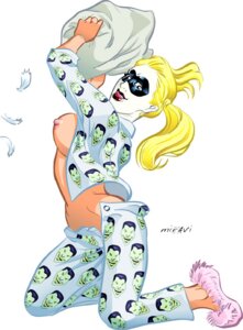 Rating: Explicit Score: 0 Tags: 1girls batman_(series) blonde_female blonde_hair breasts catthouse_studios dc dc_comics female female_only harley_quinn harley_quinn_(classic) miravi nipples open_clothes open_shirt pajamas pigtails pillow_fight rule34 slippers solo tied_hair white_background white_facepaint white_female User: bunchy7s