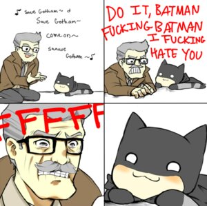 Rating: Safe Score: 0 Tags: :3 angry batman batman_(series) blush comic commissioner_gordon dc_comics dialogue duo e621 english_text eyewear facial_hair glasses grandfathered_content grey_hair hair human humor looking_at_another low_res male mammal meme mustache profanity simple_background smile superhero teeth text unknown_artist white_background User: bunchy7s Rating: Safe Score: 0 Tags: :3 angry batman batman_(series) blush comic commissioner_gordon dc_comics dialogue duo e621 english_text eyewear facial_hair glasses grandfathered_content grey_hair hair human humor looking_at_another low_res male mammal meme mustache profanity simple_background smile superhero teeth text unknown_artist white_background User: bunchy7s