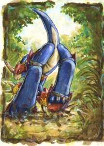 Rating: Questionable Score: 0 Tags: ambiguous_gender anthro armor bandai_namco blue_body blue_skin butt claws digimon digimon_(species) digitigrade e621 featureless_butt flamedramon headgear helmet mud presenting presenting_hindquarters solo straps tail unknown_artist User: bunchy7s