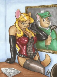 Rating: Questionable Score: 0 Tags: 2009 4_fingers anthro armwear bare_shoulders basque bedroom_eyes big_breasts blonde_hair breasts callie_briggs choker cleavage clothed clothing corset desk domestic_cat e621 elbow_gloves electronics eyebrows eyelashes eyewear facial_hair felid feline felis female fingers footwear frilly furniture garter_straps glasses glistening gloves green_eyes hair half-closed_eyes handwear hanna-barbera hi_res inner_ear_fluff jewelry landline_phone latex legwear lingerie long_hair mammal nameplate narrowed_eyes necklace neph painting_(object) phone pose seductive sideburns signature socks solo stockings swat_kats table tail text thigh_highs topwear traditional_media_(artwork) translucent translucent_clothing translucent_footwear translucent_legwear translucent_socks tuft User: bunchy7s