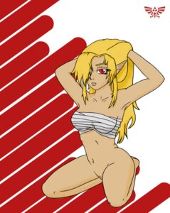 Rating: Explicit Score: 0 Tags: blonde_hair bottomless chest_wraps elf female female_only kneeling nintendo ocarina_of_time pose red_eyes rule34 sheik solo tagme the_legend_of_zelda User: bunchy7s
