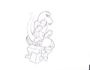 Rating: Explicit Score: 0 Tags: alligator alligatorid anthro butt clothed clothing crocodilian crossdressing e621 erection femboy futalova futalova1 genitals hi_res looking_at_viewer male penis reptile scalie simple_background solo tail white_background User: bunchy7s