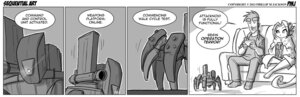 Rating: Safe Score: 0 Tags: anthro arthur_mathews barefoot comic conditional_dnp dialogue domestic_cat duo e621 english_text feet felid feline felis female hair jollyjack kat_vance machine male mammal monochrome plantigrade remote_controlled remote_controlled_(species) robot sequential_art tail text toes toy User: bunchy7s