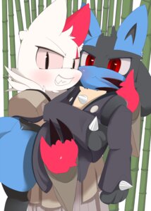 Rating: Safe Score: 0 Tags: anthro blue_body blue_fur canid canine duo e621 fur generation_3_pokemon generation_4_pokemon grey_eyes lucario male mammal markings nekokagebevil nintendo pokemon pokemon_(species) red_eyes red_markings white_body white_fur zangoose User: bunchy7s Rating: Safe Score: 0 Tags: anthro blue_body blue_fur canid canine duo e621 fur generation_3_pokemon generation_4_pokemon grey_eyes lucario male mammal markings nekokagebevil nintendo pokemon pokemon_(species) red_eyes red_markings white_body white_fur zangoose User: bunchy7s