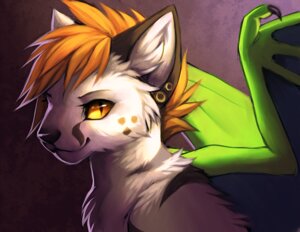 Rating: Safe Score: 0 Tags: 2012 ambiguous_gender bust_portrait digital_media_(artwork) digital_painting_(artwork) e621 eyebrows falvie feral feral_with_hair fur green_wings grin hair hybrid looking_at_viewer membrane_(anatomy) membranous_wings orange_eyes orange_hair painting_(artwork) portrait pupils slit_pupils smile solo unknown_species wings yellow_eyes User: bunchy7s