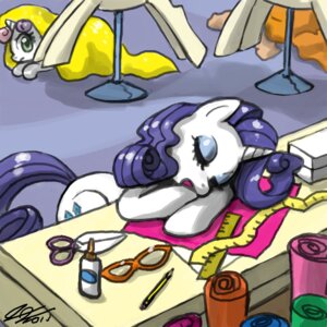 Rating: Safe Score: 0 Tags: 1:1 2011 blue_eyeshadow cutie_mark detailed detailed_background duo e621 equid equine eyes_closed eyeshadow fashion female feral friendship_is_magic fur hasbro horn john_joseco long_day_at_work makeup mammal my_little_pony mythological_creature mythological_equine mythology rarity_(mlp) scissors sewing sleeping sweetie_belle_(mlp) tail toony unicorn white_body white_fur work young young_feral User: bunchy7s