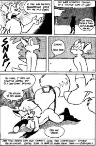 Rating: Questionable Score: 0 Tags: anthro arm_support bear_trap big_tail black_and_white breasts canid canine canis comic dialogue domestic_dog duo e621 english_text eric_schwartz featureless_breasts female fluffy fluffy_tail fox greeting leaning_on_elbow lying male mammal monochrome on_front outside plant reclining silhouette stuck_tail tail tammy_vixen text tor_dog trap_(contrivance) tree User: bunchy7s