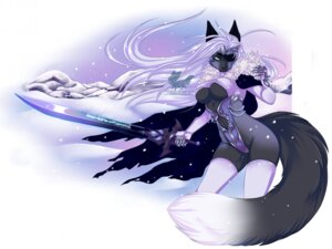 Rating: Safe Score: 0 Tags: anthro black_body black_fur black_nose blue_eyes breasts canid canine clothed clothing e621 eye_patch eyewear female fluffy fluffy_tail fox fur hair long_hair looking_at_viewer mammal melee_weapon outside purple_body purple_fur purple_hair sdark391 skimpy smile snow snowing solo sword tail under_boob weapon white_body white_fur User: bunchy7s