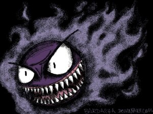 Rating: Safe Score: 0 Tags: ambiguous_gender bardacha black_background creepy e621 gastly generation_1_pokemon ghost nintendo open_mouth pokemon pokemon_(species) sharp_teeth simple_background smile solo sphere_creature spirit teeth tongue User: bunchy7s