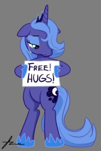 Rating: Safe Score: 0 Tags: alpha_channel bodily_fluids crying e621 english_text equid equine female feral free_hugs friendship_is_magic furboz hasbro holding_object holding_sign horn lonely mammal meme my_little_pony mythological_creature mythological_equine mythology princess_luna_(mlp) sad sign simple_background solo tail tears text transparent_background unicorn User: bunchy7s