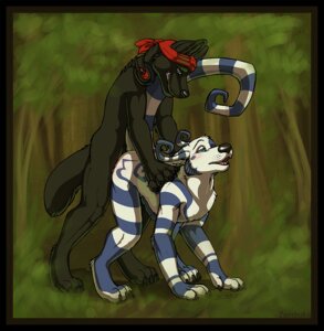 Rating: Explicit Score: 0 Tags: anal anal_penetration animal_genitalia animal_penis anthro anthro_on_anthro bent_over black_body black_fur blue_eyes canid canine canine_genitalia canine_penis canis clothing crux digital_media_(artwork) duo e621 electronics erection from_behind_position fur genitals headphones headphones_around_neck kerchief knot lupine_assassin male male/male male_penetrated male_penetrating male_penetrating_male mammal mostly_nude naturally_unclothed nude penetration penis red_kerchief sex tail tuqiri wolf zambuka User: bunchy7s