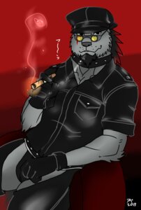 Rating: Questionable Score: 0 Tags: 2013 abs anthro black_nose canid canine canis cigar e621 fur hentist male mammal muscular muscular_anthro muscular_male pose smoke smoking solo wolf zoralth8745 User: bunchy7s