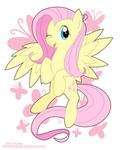 Rating: Safe Score: 0 Tags: 2012 4:5 arthropod blue_eyes butterfly cutie_mark e621 english_text equid equine feathered_wings feathers female feral fluttershy_(mlp) friendship_is_magic fur hair hasbro insect lepidopteran looking_at_viewer mammal my_little_pony mythological_creature mythological_equine mythology one_eye_closed open_mouth pegasus pink_hair signature simple_background skyheavens smile solo spread_wings tail text tongue white_background wings wink yellow_body yellow_feathers yellow_fur User: bunchy7s