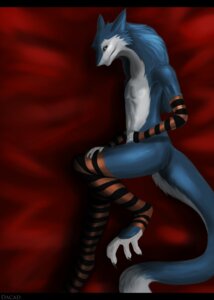Rating: Questionable Score: 0 Tags: bed black_bars blue_body blue_fur clothed clothing conditional_dnp crossdressing dacad e621 femboy fingerless_gloves footwear fur furniture gloves handwear hi_res legwear letterbox lying male mammal sergal socks solo stockings tail toeless_footwear toeless_socks User: bunchy7s