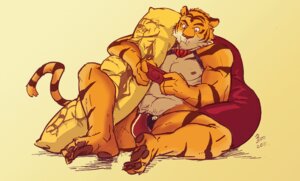 Rating: Safe Score: 0 Tags: abs anthro arms_bent barefoot bent_legs biceps big_muscles biped blue_eyes body_pillow brown_body brown_fur build_tiger build_tiger_(character) claws clothed clothing dakimakura dakimakura_pillow e621 electronics feet feet_together_knees_apart felid fur game_console gaming hair handheld_console holding_console holding_object holding_psp hug hugging_object hugging_pillow jockstrap looking_at_console looking_at_object male mammal markings muscular muscular_anthro muscular_male nick300 nipples on_heel orange_body orange_fur pantherine pawpads paws pecs pillow pink_nose planted_leg playing_video_game playstation playstation_console playstation_portable pose psp_console reclining relaxing sitting solo sony_corporation sony_interactive_entertainment spread_knees stripes tail tiger toe_claws topless underwear white_body white_fur User: bunchy7s