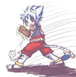 Rating: Safe Score: 0 Tags: accessory anklet anthro armor biped blue_body blue_fur blush bottomwear clothed clothing domestic_cat e621 felid feline felis footwear fully_clothed fur furgonomics gloves hair handwear huiro jewelry kogenta_(onmyou_taisenki) looking_aside male mammal onmyou_taisenki open_mouth red_eyes ring rope sandals shirt shoes short_hair shorts shoulder_guards simple_background solo standing stripes tail tail_accessory tail_jewelry tail_ring toony topwear white_background white_body white_fur white_hair User: bunchy7s