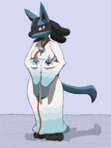 Rating: Safe Score: 0 Tags: 3:4 anthro asian_clothing black_body black_fur bludragoon blue_body blue_fur breasts canid canine clothed clothing e621 east_asian_clothing female fur generation_4_pokemon japanese_clothing kimono looking_at_viewer lucario mammal nintendo pokemon pokemon_(species) red_eyes solo tail wide_hips yellow_body yellow_fur User: bunchy7s