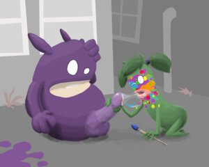 Rating: Explicit Score: 0 Tags: 1boy 1girls after_oral arty_(de_blob) blob_(de_blob) de_blob female green_body magnumbuffalo male oral paint_brush purple_body rainbow_cum rule34 sex tagme User: bunchy7s