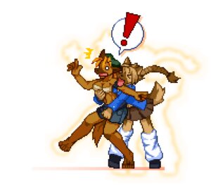 Rating: Safe Score: 0 Tags: 2009 2010s_theme alt-b-shephelie anthro beret blonde_hair bottomwear braided_hair breast_grab breasts canid canine canis cleavage clothed clothing digital_media_(artwork) domestic_dog duo e621 exclamation_point female female/female grope hair hand_on_breast hat headgear headwear japanese_description kemono leg_warmers legwear low_res mammal midriff navel open_clothing open_shirt open_topwear pixel_(artwork) ponytail saotome_waho school_uniform shio_inu shirt simple_background skimpy skirt speech_bubble surprised tail topwear uniform white_background User: bunchy7s