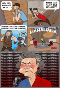 Rating: Safe Score: 0 Tags: armor baseball_bat bat_(object) clothing comic cosplay dialogue digital_media_(artwork) dog_tags e621 ear_piercing electronics engineer_(team_fortress_2) english_text female frustrated grandfathered_content grapeyguts group hat headgear headphones headset headwear heavy_(team_fortress_2) helmet human human_only humor laugh male mammal medi_gun medic_(team_fortress_2) microphone not_furry piercing pyro_(team_fortress_2) scout_(team_fortress_2) soldier_(team_fortress_2) team_fortress_2 text text_background the_administrator_(team_fortress_2) valve valve_corporation wall_of_text weapon User: bunchy7s Rating: Safe Score: 0 Tags: armor baseball_bat bat_(object) clothing comic cosplay dialogue digital_media_(artwork) dog_tags e621 ear_piercing electronics engineer_(team_fortress_2) english_text female frustrated grandfathered_content grapeyguts group hat headgear headphones headset headwear heavy_(team_fortress_2) helmet human human_only humor laugh male mammal medi_gun medic_(team_fortress_2) microphone not_furry piercing pyro_(team_fortress_2) scout_(team_fortress_2) soldier_(team_fortress_2) team_fortress_2 text text_background the_administrator_(team_fortress_2) valve valve_corporation wall_of_text weapon User: bunchy7s