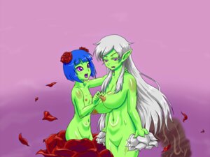 Rating: Explicit Score: 0 Tags: 2girls artist_request breasts female green_skin large_breasts long_nipples monster_girl multiple_females multiple_girls navel nipples nude plant_girl pointy_ears rule34 simple_background smile User: bunchy7s