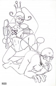 Rating: Explicit Score: 0 Tags: 00s 2009 2boys artist_request chin_beard dated gay human incest male male_only monochrome rule34 rusty_venture simple_background tagme the_monarch venture_brothers User: bunchy7s