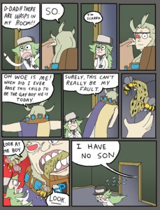 Rating: Safe Score: 0 Tags: arthropod beedrill bodily_fluids clothing comic crying dialogue e621 english_text father_(lore) generation_1_pokemon ghetsis green_hair hair hat headgear headwear hive hymenopteran insect insect_wings male meme n_(pokemon) nintendo parent_(lore) pokemon pokemon_(species) son_(lore) team_plasma tears text unknown_artist wings User: bunchy7s