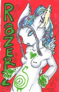 Rating: Questionable Score: 0 Tags: anthro breasts domestic_cat e621 ear_piercing ear_ring felid feline felis female glamfur hair heart_symbol long_hair mammal nipple_piercing nipples nude paint piercing razerz ring_piercing small_breasts solo zeriara User: bunchy7s