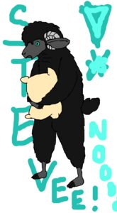 Rating: Safe Score: 0 Tags: ambiguous_gender anthro atlus biped black_body black_fur black_hair blue_eyes bovid caprine catherine_(video_game) dialogue domestic_sheep e621 english_text fur hair hi_res hooves horn mammal open_mouth pillow plantigrade sega sheep shocked solo spazz-tic standing text vincent_brooks User: bunchy7s