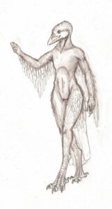 Rating: Questionable Score: 0 Tags: anthro avian beak bird claws corvid corvus_(genus) crow e621 feathers female flat_chested graphite_(artwork) greyscale hi_res monochrome oscine passerine sirtroglodon sketch solo traditional_media_(artwork) wide_hips User: bunchy7s