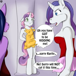 Rating: Questionable Score: 0 Tags: 1:1 2011 anthro anthrofied blue_eyes breasts candiipup clothing comic dialogue e621 english_text equid equine female friendship_is_magic fur green_eyes group hair hasbro horn mammal multicolored_hair my_little_pony mythological_creature mythological_equine mythology purple_body purple_fur purple_hair rarity_(mlp) sweetie_belle_(mlp) tail text torn_clothing twilight_sparkle_(mlp) two_tone_hair unicorn white_body white_fur young young_anthro young_female User: bunchy7s