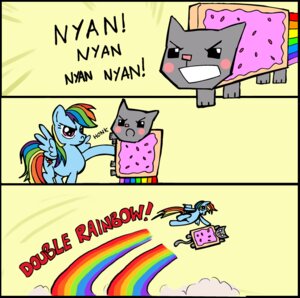 Rating: Safe Score: 0 Tags: adventure_(meme) ambiguous_gender blue_body blue_feathers blue_fur cloud comic crossover cutie_mark domestic_cat double_rainbow e621 english_text equid equine exclamation_point feathered_wings feathers felid feline felis female feral flying food food_creature friendship_is_magic fur hair hasbro honk hybrid mammal meme multicolored_hair multicolored_tail my_little_pony mythological_creature mythological_equine mythology nyan_cat nyan_cat_(copyright) pegasus pop-tarts poptart_creature purple_eyes rainbow rainbow_arch rainbow_dash_(mlp) rainbow_hair rainbow_tail rainbow_trail sky stevecook23 tail text trailing_rainbow wings User: bunchy7s
