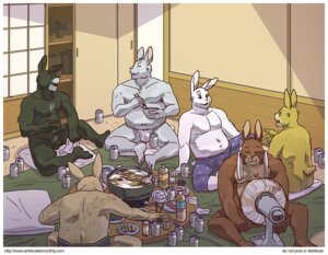 Rating: Explicit Score: 0 Tags: alcohol anthro artdecade asian_clothing balls beer beverage clothing do_not_distribute e621 east_asian_clothing electric_fan english_text flaccid food foreskin fundoshi genitals group humanoid_genitalia humanoid_penis japanese_clothing lagomorph leporid male male/male mammal nude oscillating_fan penis rabbit slightly_chubby text underwear User: bunchy7s