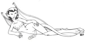 Rating: Explicit Score: 0 Tags: angela_(gargoyles) disney earrings female gargoyles lying_on_side monochrome nipples pointy_ears ratofblades rule34 solo solo_female tail wings User: bunchy7s