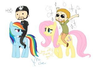 Rating: Safe Score: 0 Tags: blue_body blue_eyes blue_feathers blue_fur cutie_mark dialogue e621 english_text equid equine feathered_wings feathers female feral fluttershy_(mlp) friendship_is_magic fur group hair hasbro human humor male mammal matt_(two_best_friends_play) multicolored_hair multicolored_tail my_little_pony mythological_creature mythological_equine mythology orange_hair pat_(two_best_friends_play) pegasus pink_eyes pink_hair rainbow_dash_(mlp) rainbow_hair rainbow_tail relentlessroxas simple_background tail text two_best_friends_play white_background wings User: bunchy7s