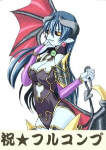 Rating: Questionable Score: 0 Tags: astaroth_(shinrabanshou) black_sclera blue_skin breasts clothing demon demon_girl demon_horns demon_tail demon_wings female fully_clothed horns lowres pointy_ears rule34 shinrabanshou solo tail wings User: bunchy7s