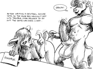 Rating: Explicit Score: 0 Tags: animal_genitalia anthro bad_metadata balls beckoning big_balls big_penis black_and_white bovid bovine cattle deer duo e621 english_text erection female genitals gesture huge_penis humanoid_genitalia humanoid_penis humor imminent_death imminent_death_by_snu_snu karno male male/female mammal mature_anthro mature_female missing_sample monochrome nude penile penis sheath sissa suicide suicide_note tail text User: bunchy7s