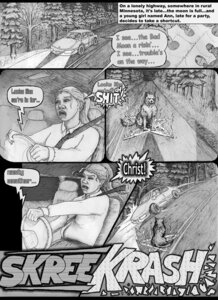 Rating: Safe Score: 0 Tags: canid canine canis car car_collision car_crash collision comic crash dialogue domestic_dog duo e621 english_text female forest greyscale halfling hobbit human humanoid inside_car inside_vehicle j._r._r._tolkien loki_(artist) male mammal middle-earth_(tolkien) monochrome occult_symbol outside pentagram plant profanity rape_face road symbol tail text tree vehicle vehicle_collision vehicle_crash wolf wood User: bunchy7s