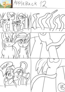 Rating: Questionable Score: 0 Tags: applejack_(mlp) big_macintosh_(mlp) blonde_hair clothing comic cowboy_hat cutie_mark daring_do_(mlp) dialogue e621 earth_pony english_text equid equine feathered_wings feathers female freckles friendship_is_magic fur green_eyes group hair hasbro hat headgear headwear hi_res horse male mammal monochrome my_little_pony mythological_creature mythological_equine mythology open_mouth orange_body orange_fur pegasus pony tentacles text unknown_artist wings User: bunchy7s