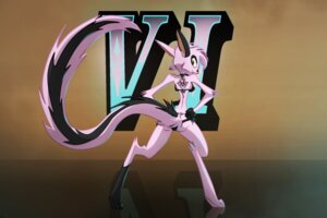 Rating: Safe Score: 0 Tags: 3:2 anthro bra clothing dreamkeepers e621 female fur hair hands_on_hips hi_res hybrid lagomorph leporid long_tail looking_at_viewer looking_back mammal markings open_mouth panties pink_body pink_fur pink_hair pose rabbit rear_view solo striped_markings striped_tail stripes sw1tchbl4de tail tail_markings tattoo underwear viriathus_vayu User: bunchy7s