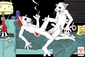 Rating: Explicit Score: 0 Tags: 1995 accessory alcohol alice_(biohazard) anthro anthro_on_anthro ashtray bed bedroom beer beverage biohazard_(artist) bob_(biohazard) bodily_fluids bow_(feature) bow_accessory bow_ribbon cigarette cum duo e621 female flat_chested food foster's_lager fur furniture genital_fluids genitals hair_accessory hair_bow hair_ribbon inside k-y_jelly lamp lucky_strike male male/female mammal murid murine on_bed rat ribbons rodent saliva smoke smoking tail tom_servo toony vulva white_body white_fur User: bunchy7s
