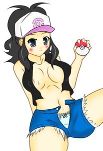Rating: Explicit Score: 0 Tags: black_hair blush bow_panties breasts cleavage female female_only game_freak hat hilda_(pokemon) holding_object holding_poke_ball human human_only jun_suzumura nintendo nipples no_bra panties poke_ball pokemon pokemon_bw rule34 smile solo straight_hair underwear white_background User: bunchy7s