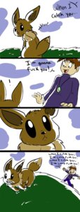 Rating: Safe Score: 0 Tags: ambiguous_gender canid canine comic dialogue dipstick_tail duo e621 eevee ellipsis english_text feral fiztheancient gary_oak generation_1_pokemon hi_res male mammal markings nintendo pokemon pokemon_(species) profanity quadruped tail tail_markings text User: bunchy7s