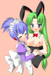 Rating: Explicit Score: 0 Tags: beige_skin blue_eyes blue_hair blush bowtie breasts closed_eyes clothes color female female_only ganbare_goemon green_hair hair holding_hands human long_hair multiple_females multiple_girls nipples open_eyes open_mouth round_ears rule34 sasuke_(ganbare_goemon) yae_(ganbare_goemon) yuri User: bunchy7s