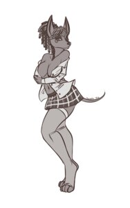 Rating: Questionable Score: 0 Tags: 2012 anthro anubian_jackal bottomwear canid canine canis clothed clothing daysha_candice_(gentlemanplayer) demona69 e621 female jackal looking_at_viewer mammal monochrome plaid skimpy skirt solo tail User: bunchy7s Rating: Questionable Score: 0 Tags: 2012 anthro anubian_jackal bottomwear canid canine canis clothed clothing daysha_candice_(gentlemanplayer) demona69 e621 female jackal looking_at_viewer mammal monochrome plaid skimpy skirt solo tail User: bunchy7s