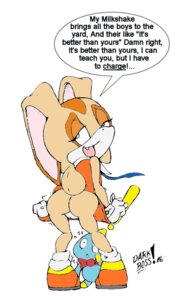 Rating: Explicit Score: 0 Tags: anthro ass chao_(sonic) cheese_the_chao cream_the_rabbit darkboss female lagomorph pussy rabbit rule34 sega sonic_(series) sonic_the_hedgehog_(series) tail User: bunchy7s