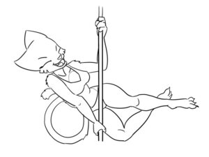 Rating: Questionable Score: 0 Tags: 4:3 anthro bikini biped black_and_white clothed clothed_anthro clothed_female clothing dancing digital_drawing_(artwork) digital_media_(artwork) e621 felid female female_anthro full-length_portrait katia_managan khajiit line_art mammal microsoft monochrome open_mouth pole pole_dancing portrait pose prequel_adventure sketch solo swimwear tail the_elder_scrolls two-piece_swimsuit unknown_artist User: bunchy7s