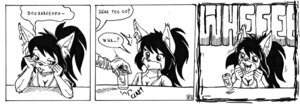 Rating: Safe Score: 0 Tags: beverage can canid canine canis cola comic container e621 ear_piercing english_text female greyscale mammal monochrome piercing rodent s'zira s-nina sciurid soda text tree_squirrel wolf User: bunchy7s