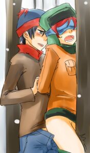 Rating: Explicit Score: 0 Tags: 2boys against_wall anal arms_behind_back black_hair blindfold blue_eyes comedy_central gay hat kyle_broflovski male male_only multiple_boys multiple_males open_mouth pants_down red_hair rule34 sex south_park stan_marsh standing unknown_artist yaoi User: bunchy7s
